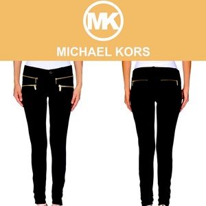 Micheal kors cropped zipper detail pants